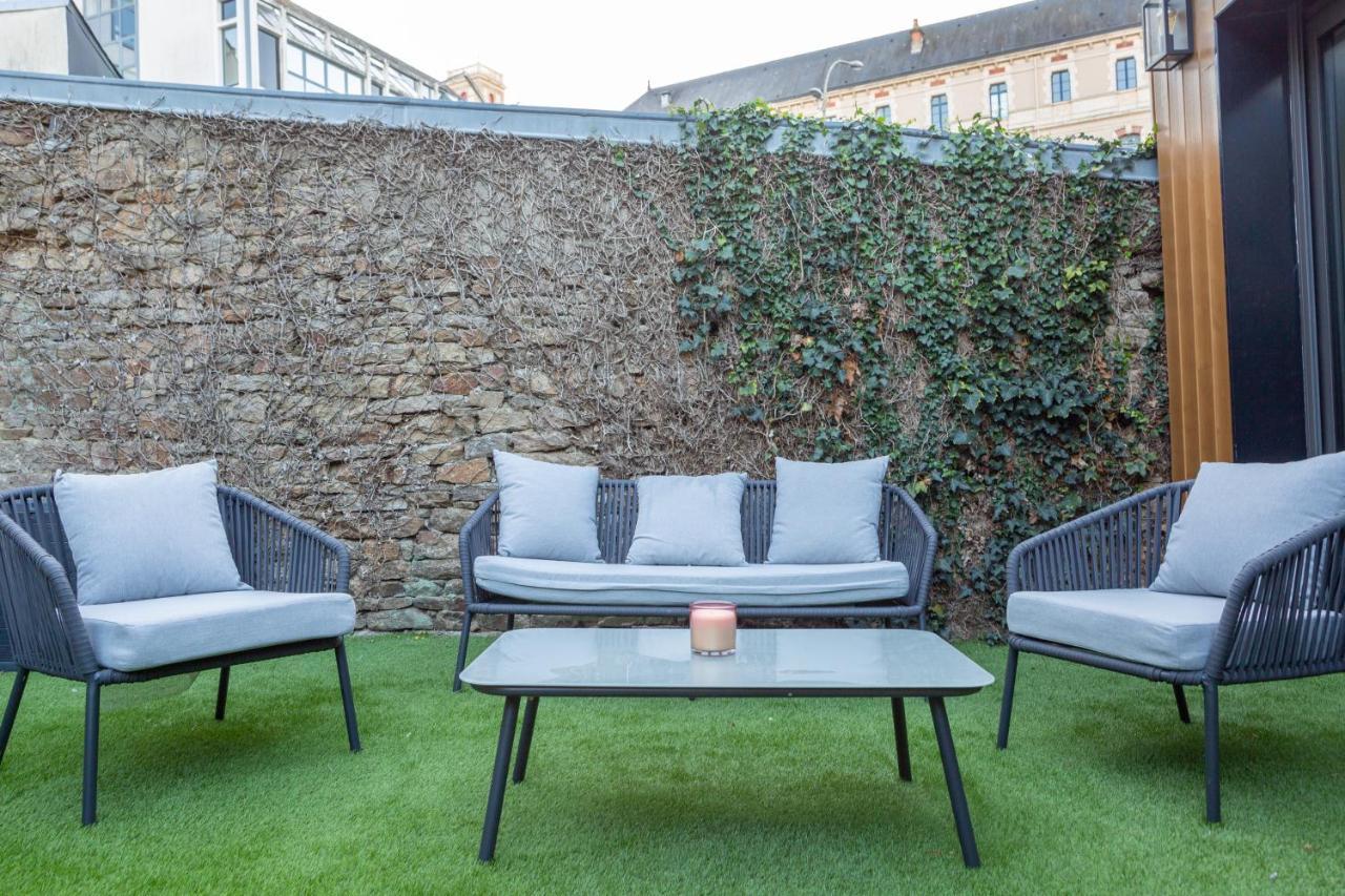 Atypique Coeur De Vannes Avec Jardin Eksteriør bilde